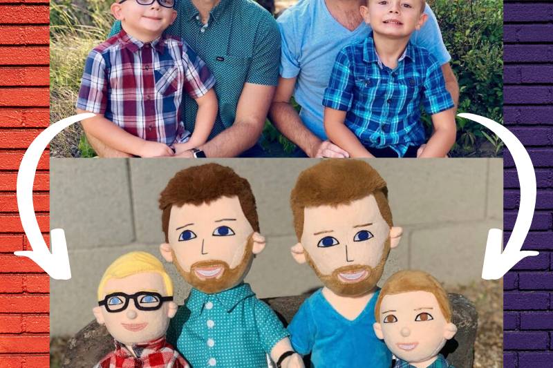 Lookalike family dolls