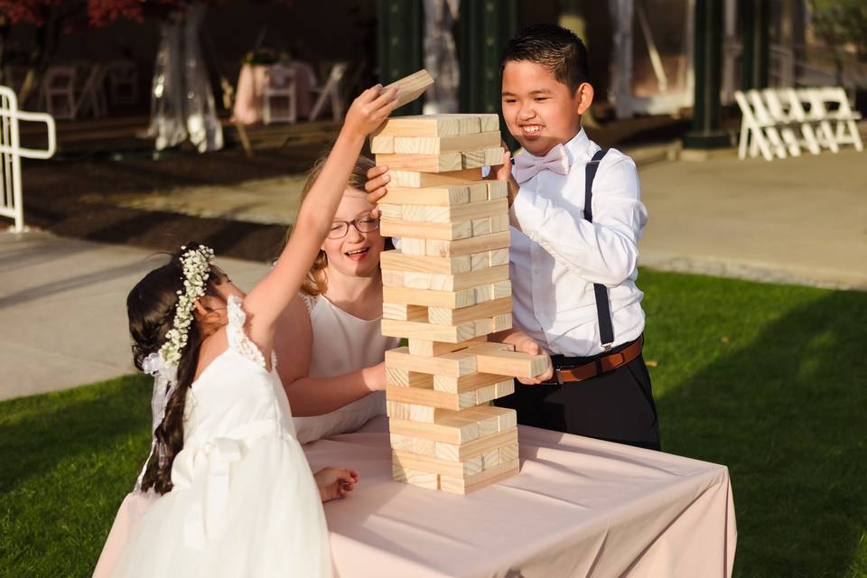 Giant jenga for rent