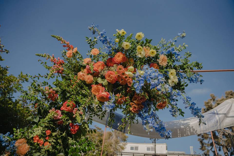 Chuppah florals