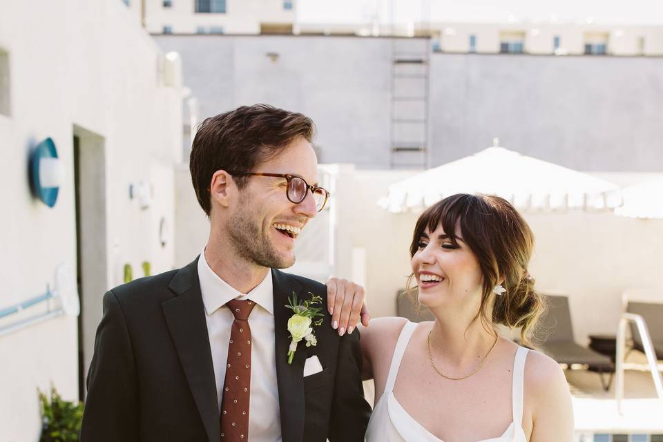 Bride & Groom first-look bliss