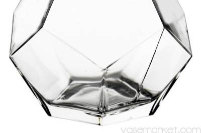 Geometric glass vases