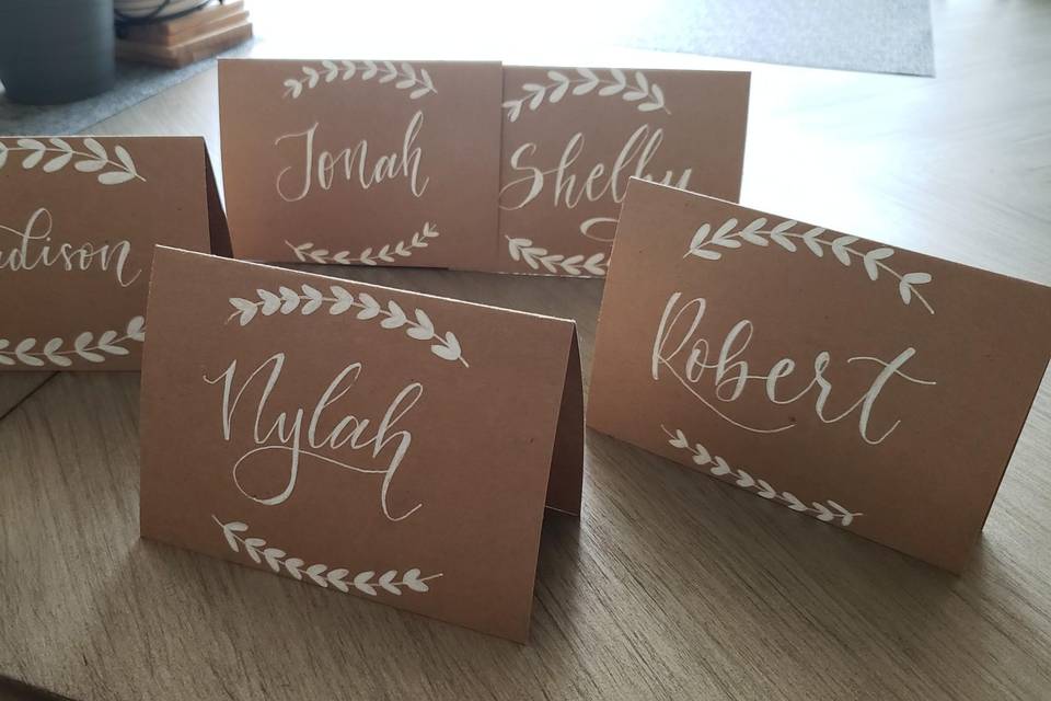 Some place cards I have!