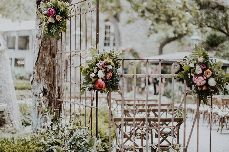 Ceremony arrival