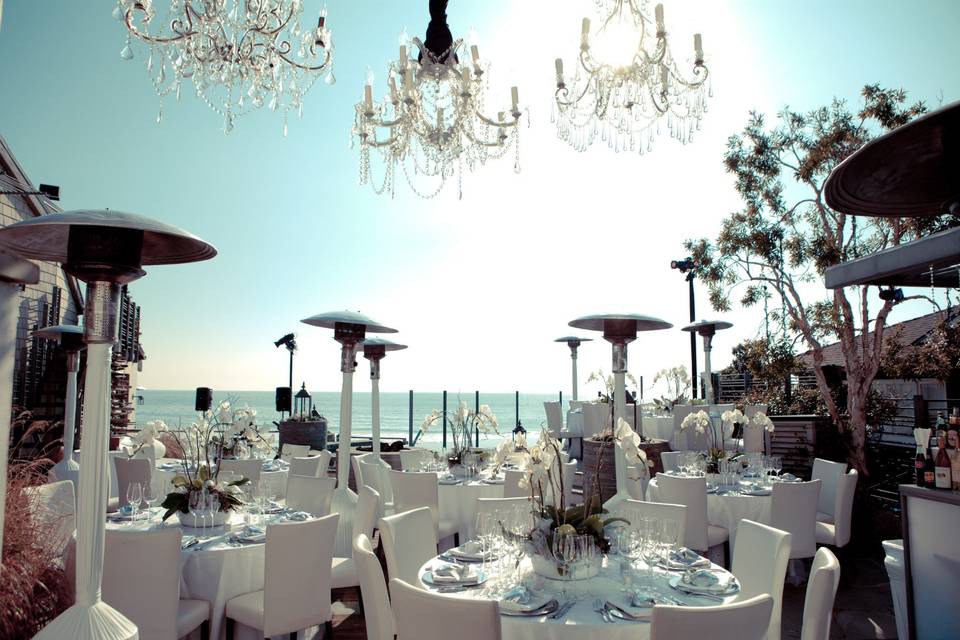 Malibu Beach winter wedding