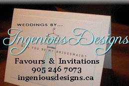 Ingenious Designs - Favors/Custom Invitations/Gifts
