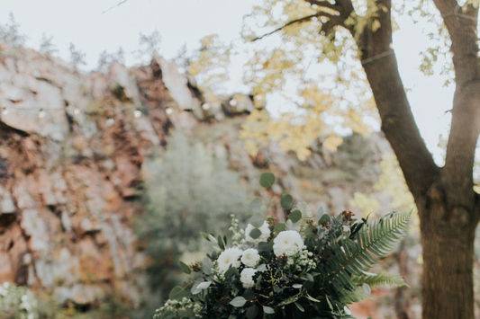 Wedding ceremony area