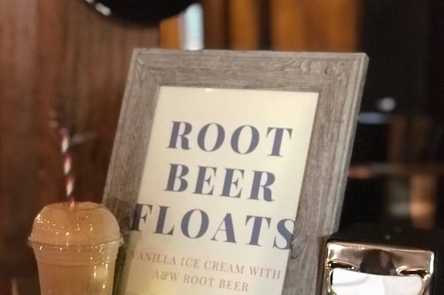 Root Beer Float Bar