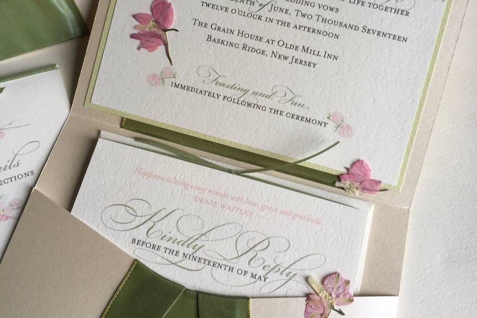 Watercolor Wildflower Invite