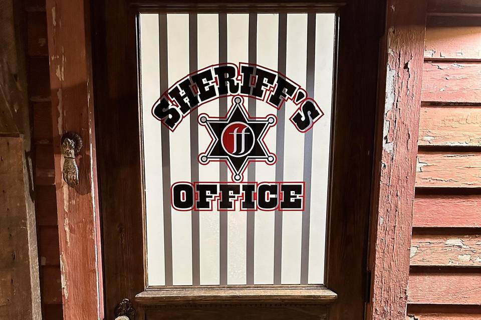 K5 Saloon Sheriff Office Door