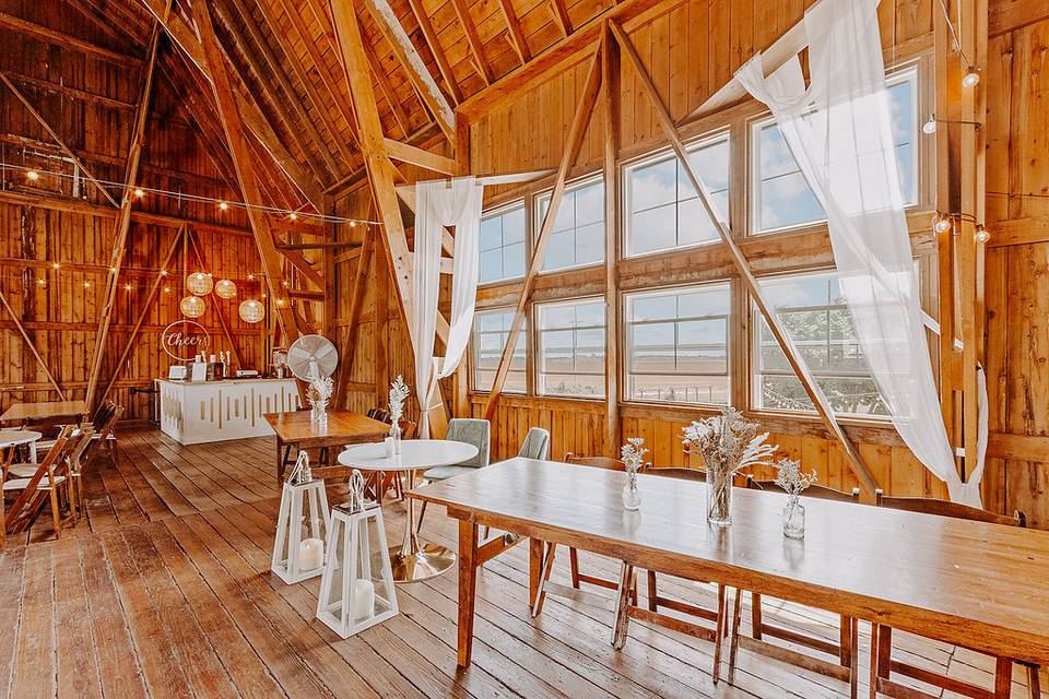 Wedding Barn Interior