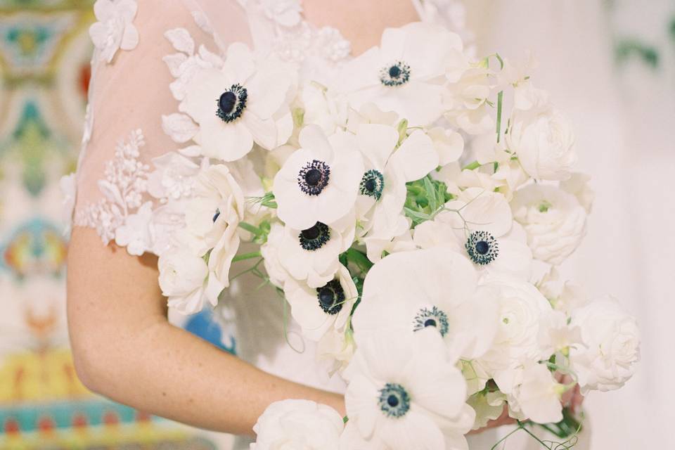 Beautiful Bride and Bouquet