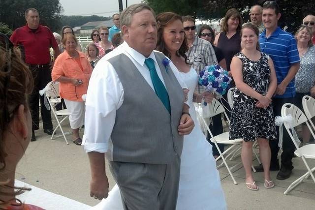 Walking down the aisle