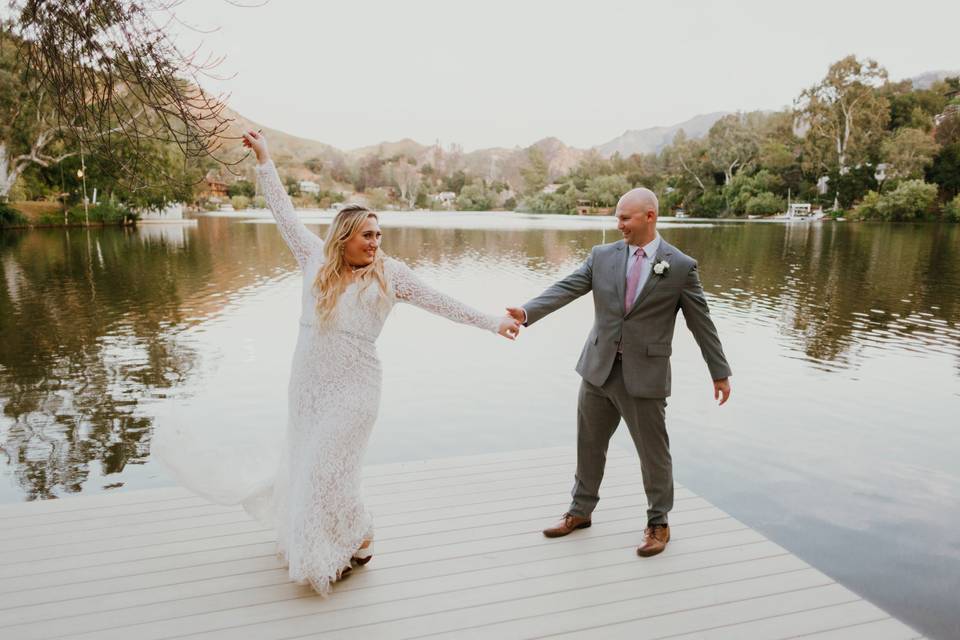 2019 Malibou Lake wedding