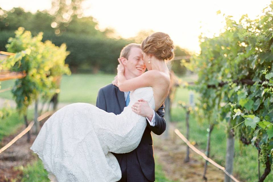 Swept away in the vineyard