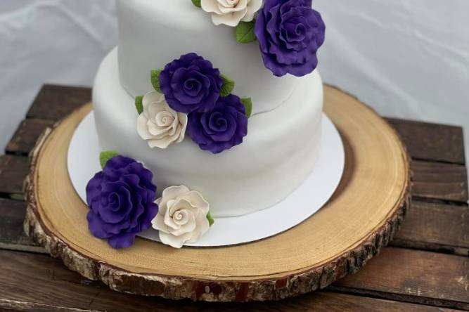 Wedding Cake with Purple Grape Decoration (styled by Lisa Homa), Stock  Photo, Picture And Rights Managed Image. Pic. SFD-619108 | agefotostock