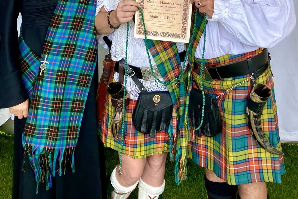 Scottish Festival Handfasting