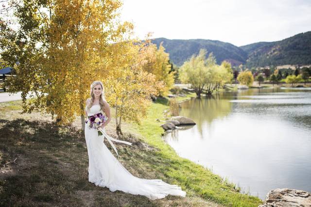 The bride beside the lake