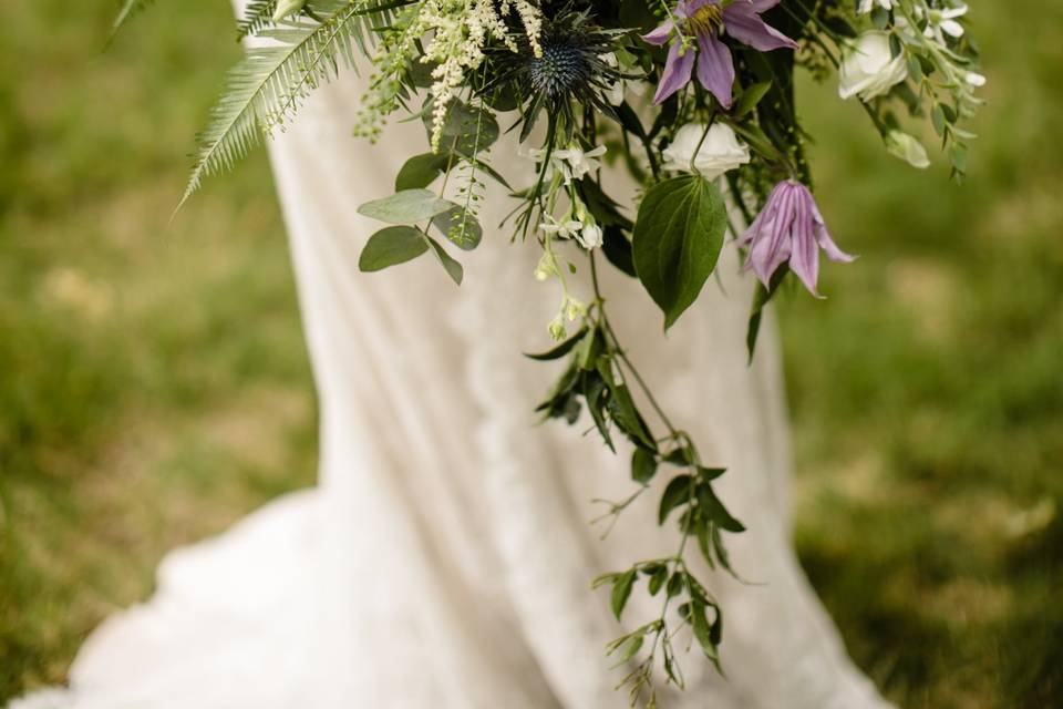 Cascading bouquet