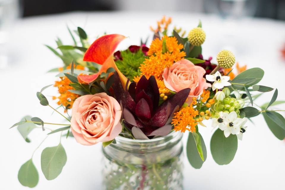 Copper Penny Flowers