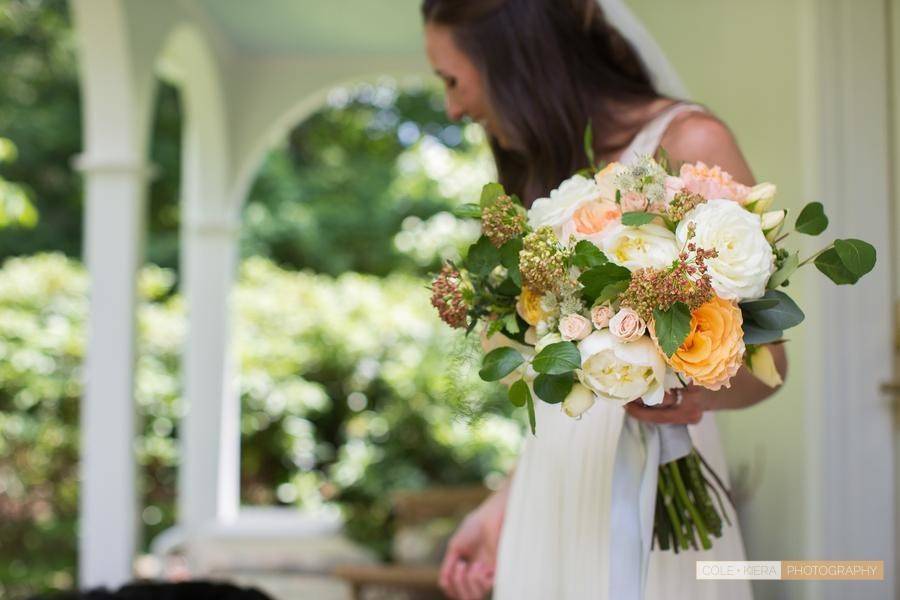 The bride with a bouquet