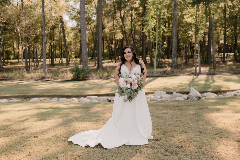 Stunning completed gown