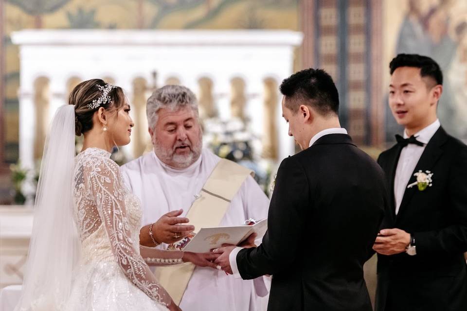 Beautiful wedding ceremony