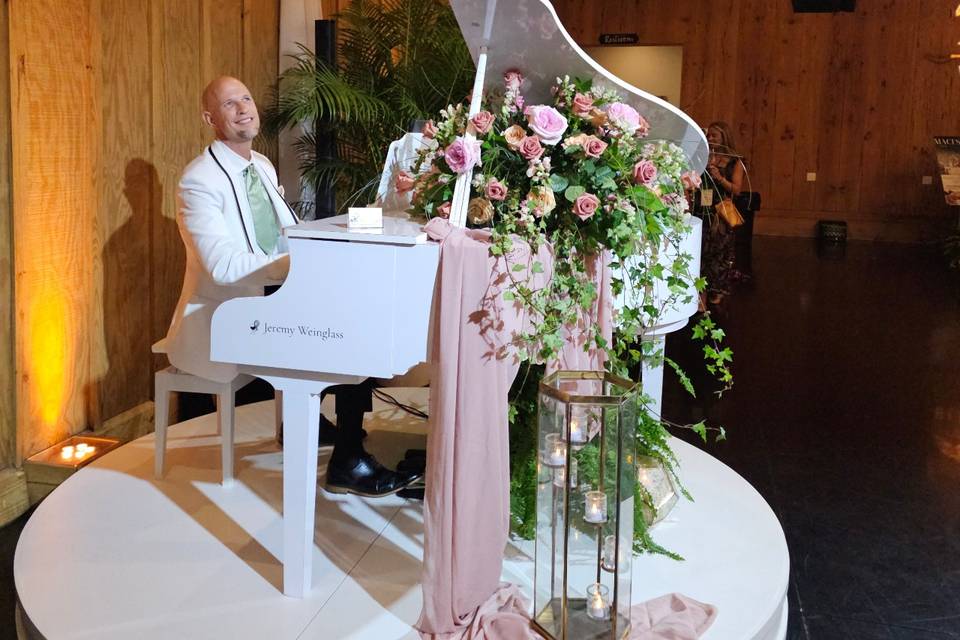 White piano Bowing Oaks Jax