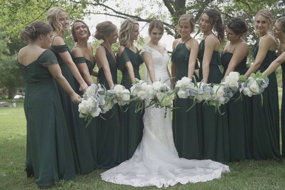 Big bridal party!