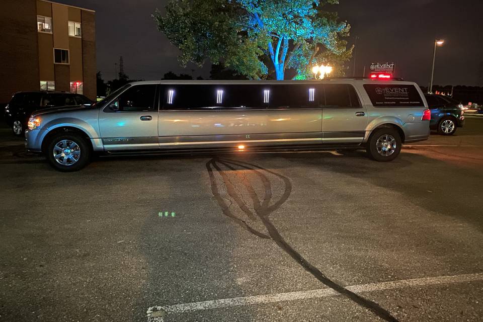 Limo available to rent.