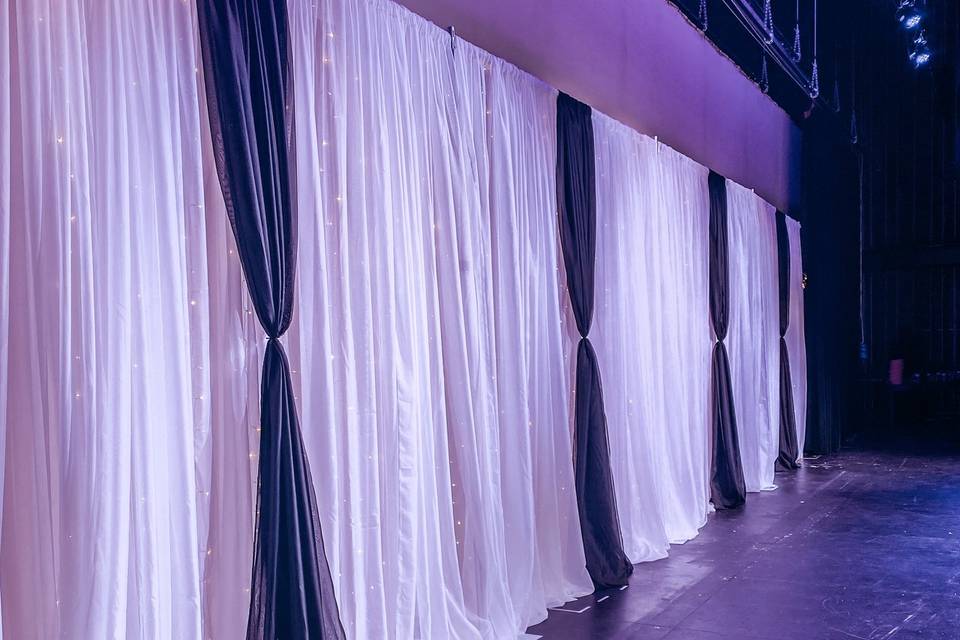 Draped fabric