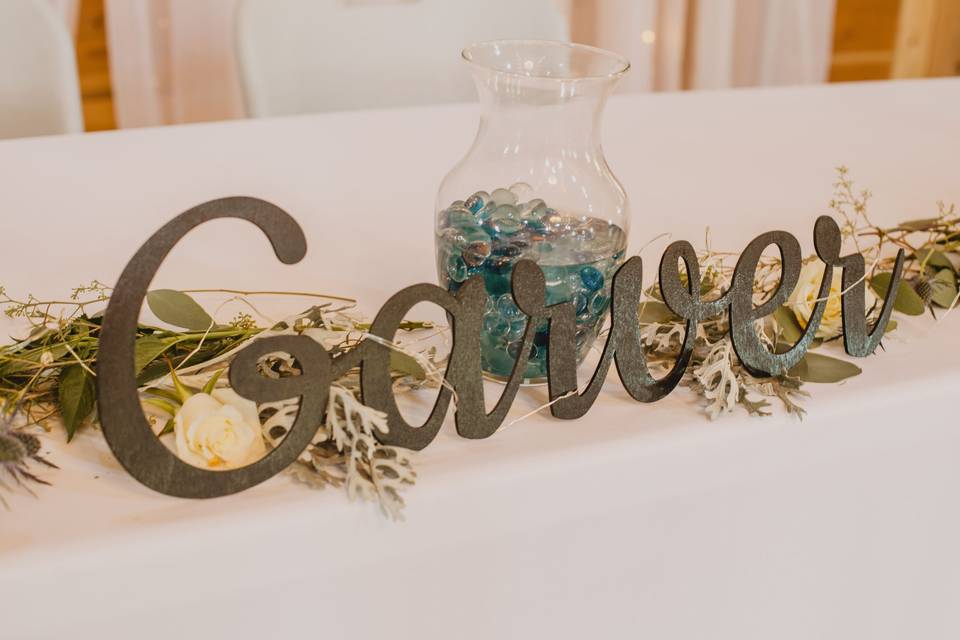 Head Table Decor