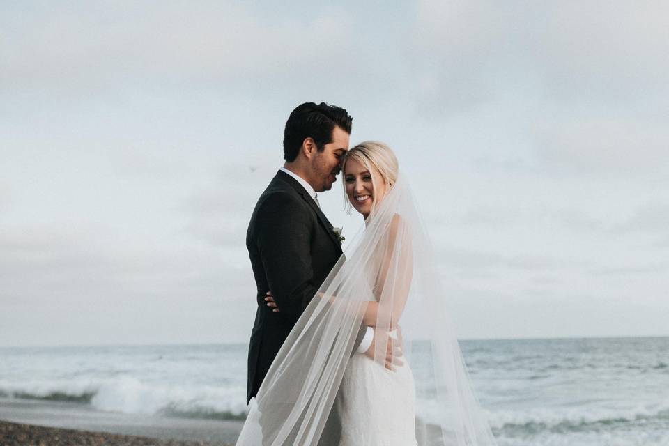 Wedding Couple on Beach