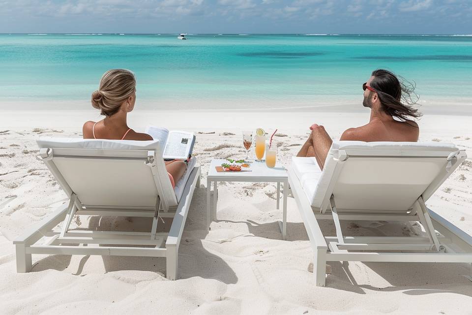 Couple on beach