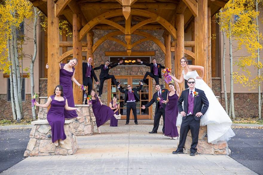 Wedding Party in Colorado