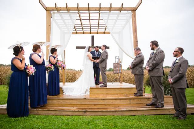 At the altar