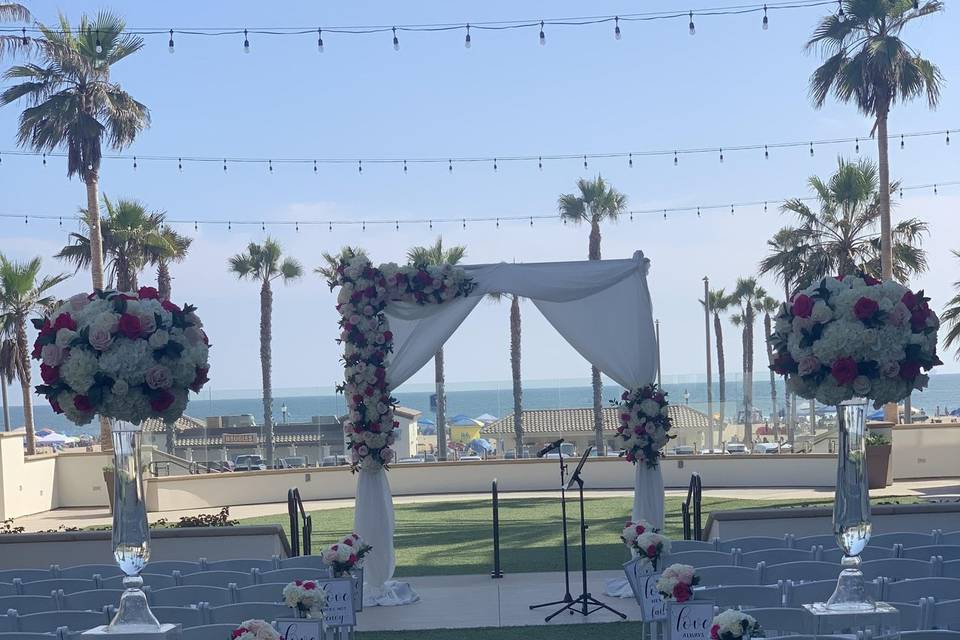 Ceremony with a view