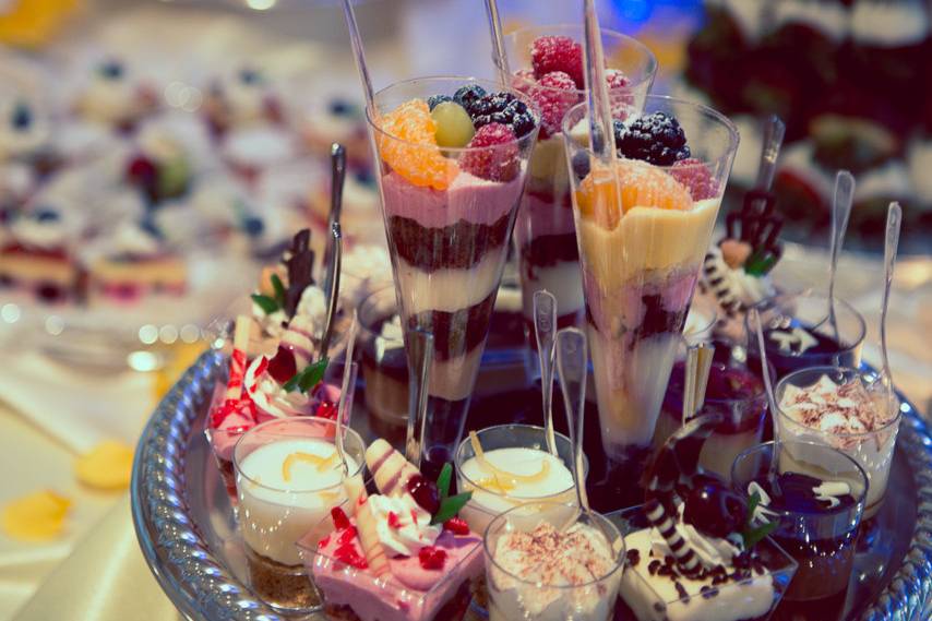 Sweet wedding desserts