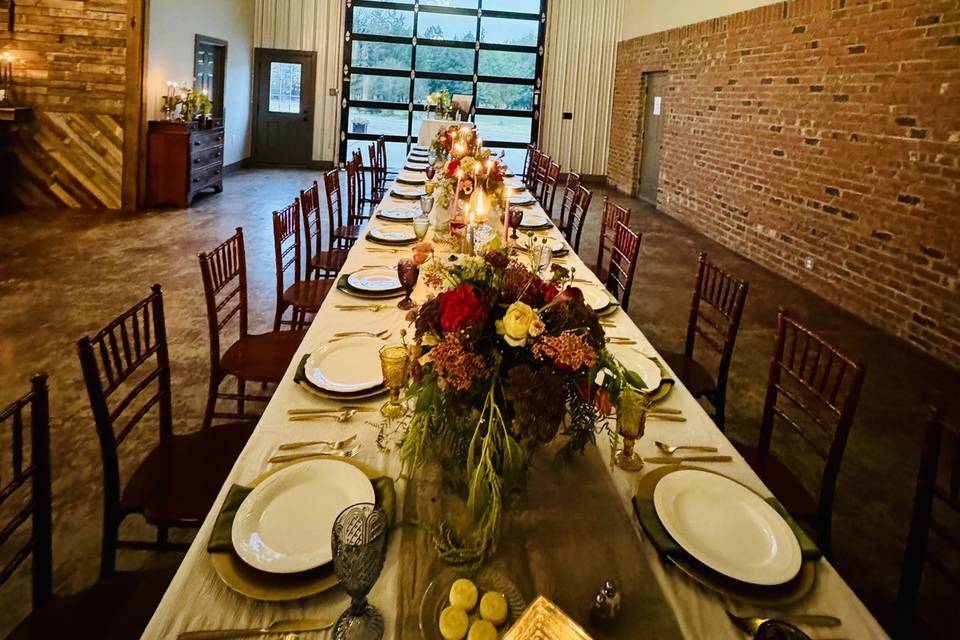 Boutique reception.