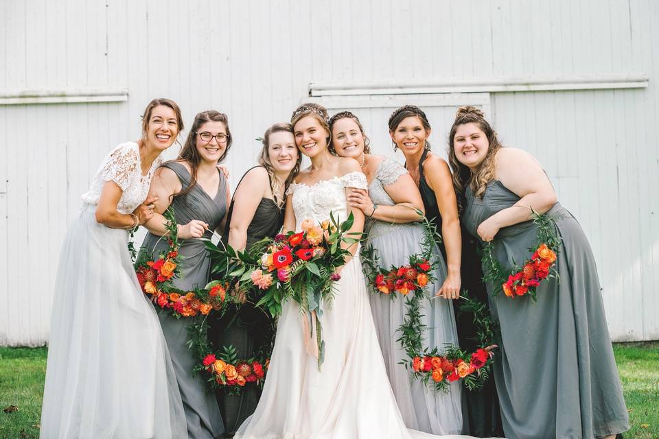 Bridesmaids hoops