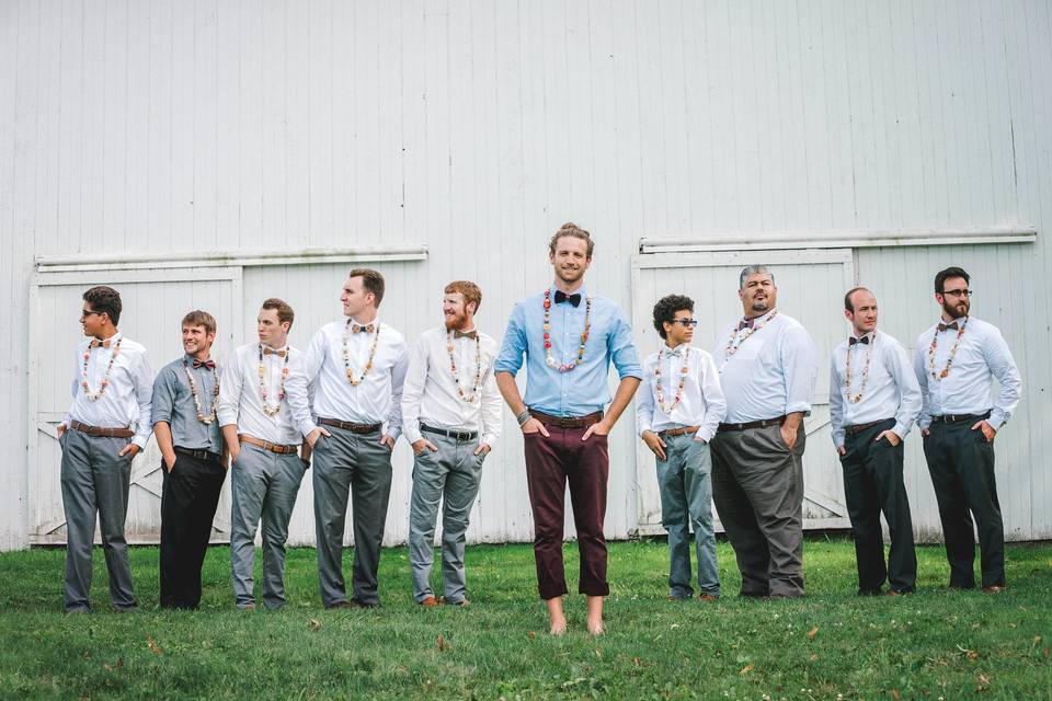 Groomsmen necklaces