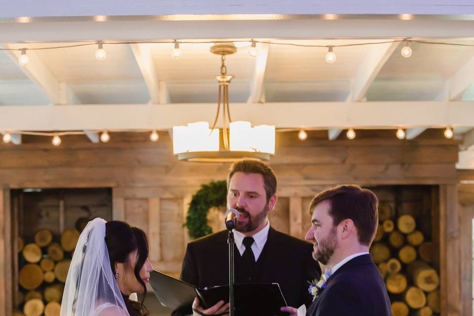 Saying vows