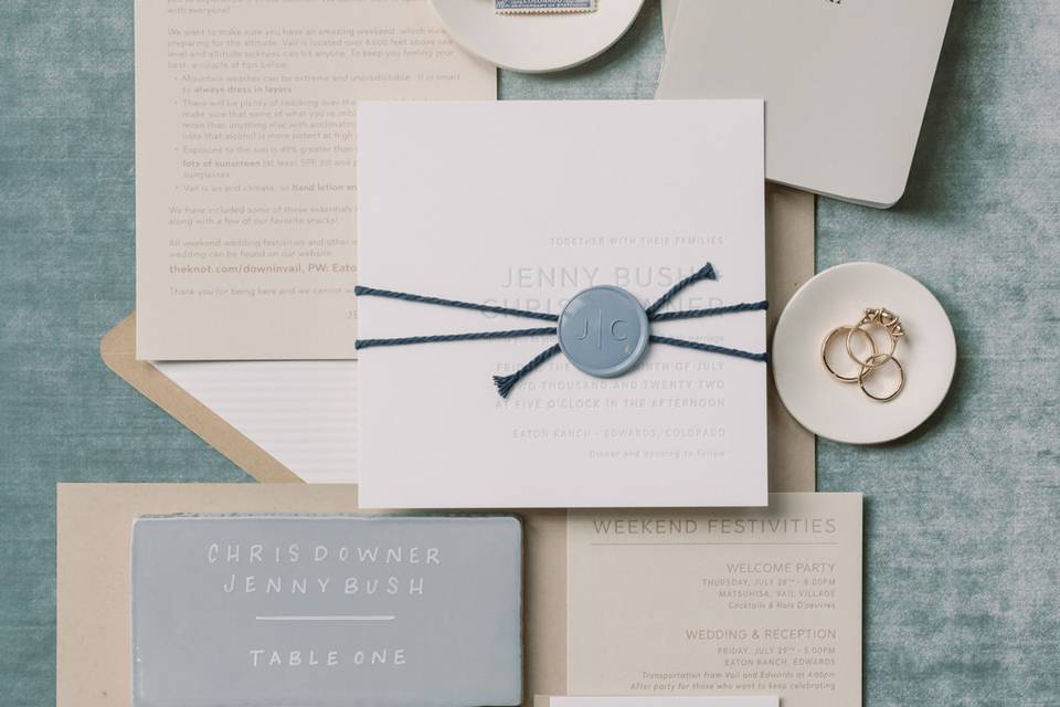 Mountain Wedding Invitations