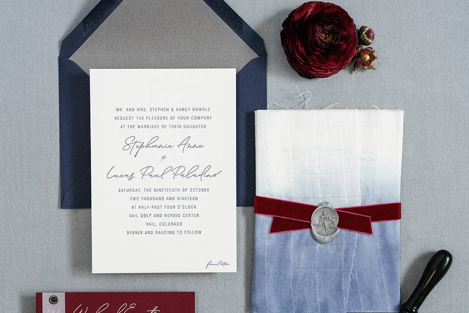 Vail Wedding Invitations