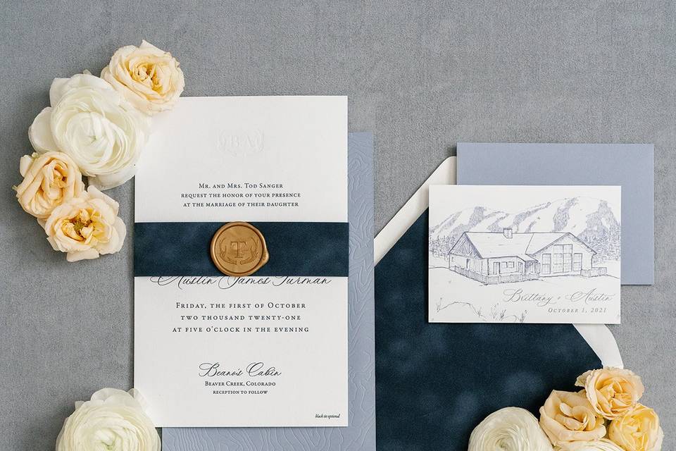 Mountain Wedding Invitations