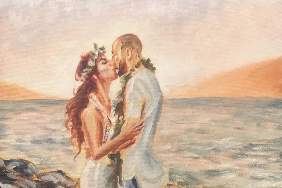 Live Wedding Painting