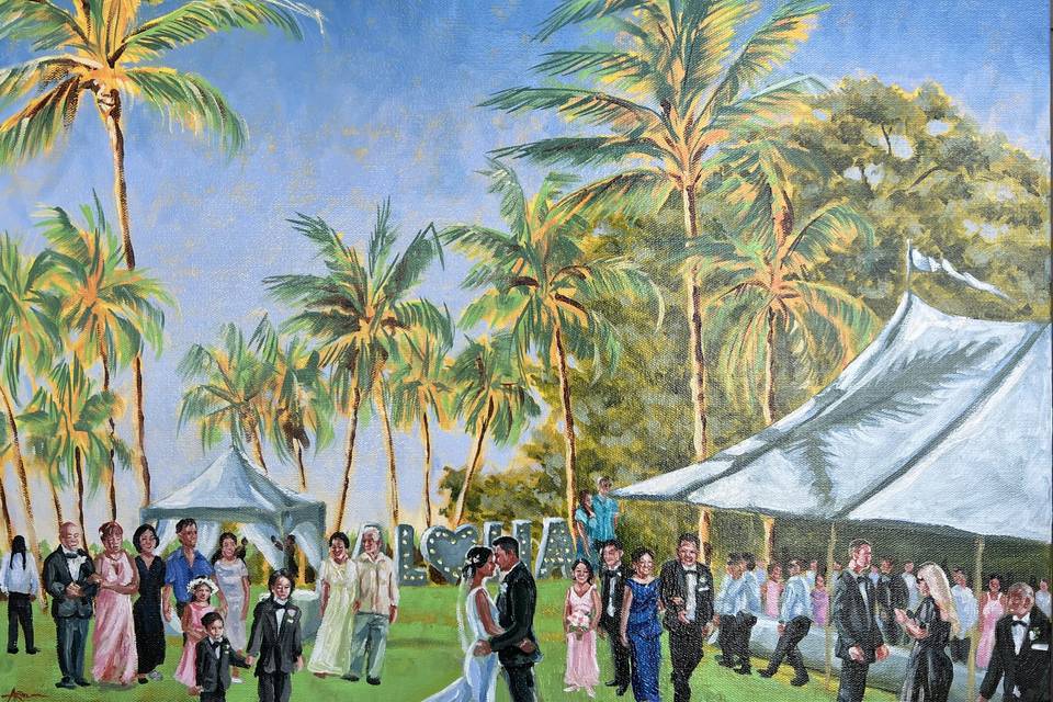 Maui Wedding Art