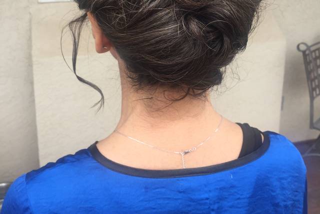 Bridal updo