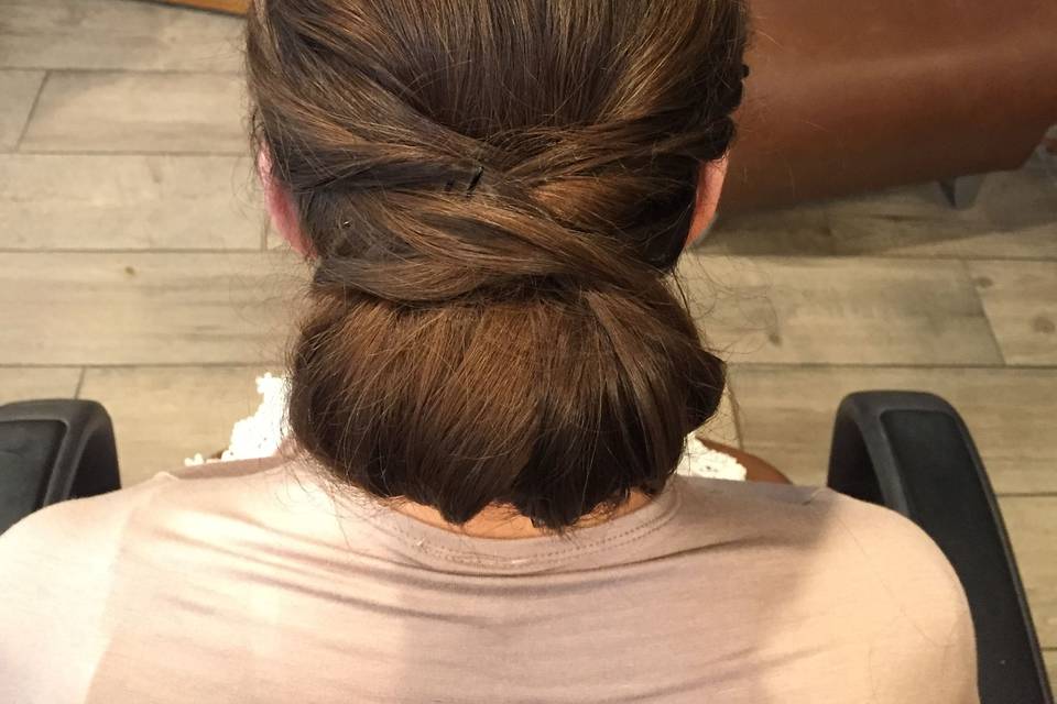 Classic updo