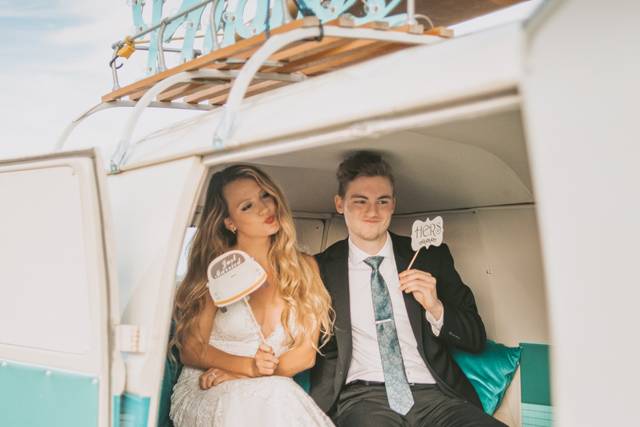 The happy couple