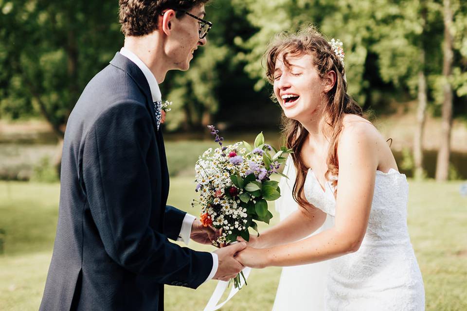 Backyard Cincinnati Wedding